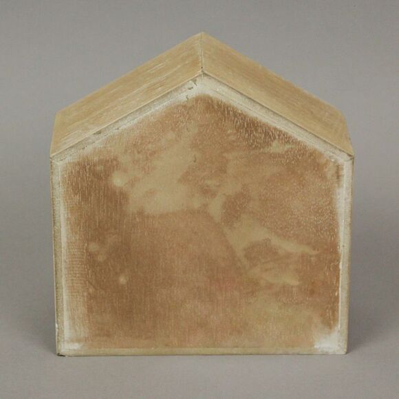 Wood Block Perpetual Calendar Office Desk Home Countertop Rustic Farmhouse Decor - Picture 4 of 4